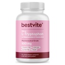BESTVITE L-trüptofaan 500mg koos B3 & B6 (120 taimset kapslit) - Ei täiteaineid - ei Stearates