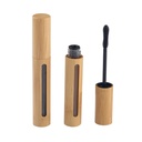 2Pcs 6ml High-Grade Bamboo Mascara Tube Bottles Vials korduvkasutatavad Tühja ripsmekreem Konteiner pudel ripsmetuššiga ja pistik kastoorõli, ripsmekasvuõli, DIY Mascara reisipudelid