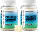 Probiootilised kummikud seedetrakti tervise ja soolestiku tervise jaoks, 3,6 miljardit CFU, suhkruvaba, Debloat Gummies Probiootikumid lastele, naistele ja meestele, jogurti maitse, 120 krahv