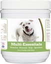 Tervislikud tõud Pit Bull, Valge, Multi-Essentials Pulber koertele - ideaalne toidulisand vitamiine, mineraale ja antioksüdante oma koerale - 8 oz