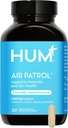 HUM Air Patrol Immune Support Supplement koos C-vitamiini ja tsitruseliste Bioflavonoids, Vegan C-vitamiini täiendused naistele ja meestele, toetab naha barjääri, kopsude tervist ja immuunsüsteemi, 30 Vegan kapslit