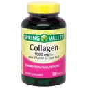 Spring Valley kollageen 1000 mg tableti kohta, pluss C-vitamiin, tüüp 1 ja 3, 120ct võrra