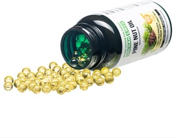 Siberi rohelise männi pähkliõli kapslid 200 Softgels Wild Harvested Siberia Altai Külm pressitud rafineerimata