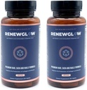 SRILabs Renewglow Biotin 5000mcg juuste kasvu täiendus naistele 40 Plus - Gotu Kola vitamiin E, C tsink tervetele juustele, nahale ja küüntele - 27 ilu parandavate toitainetega