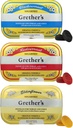 GRETHER's Sugarfree Pastilles BlackSõstra, Elderflower & RedSõstra - Kingitus lauljatele - Natural Remedy kuiva suu leevendamiseks - 2,1 oz (Pack of 3)