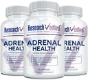 Uuringud kinnitatud neerupealiste tugi - 180 kapslit - neerupealiste funktsiooni toetamine, energia suurendamine, kortisooli tasakaal - seened, B-vitamiinid, bioflavonoidid, bioperiin