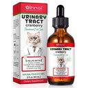 Kuseteede kassid, looduslikud kasside kuseteede infektsiooni ravi tilgad - toetab põit, neerukivi, koera UTI, Cranberry Kidney põie toetust täiendada, kana maitse - 60 ml / 2,02oz