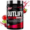 Amped Max Dosed High STIM Pre Workout Powder, 6G Citrulline, 3,2G Beeta-alaniin, Alpha GPC, CognatiQ, Extreme Energy, Massive Pumps, Tugevus, Elektrolüüdid, Nootropics, Fruit Punch, 22 Servings