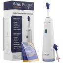 SinuPulse reisija 30 Sinuairi paketiga - juhtmeta pulseeriv nina niisutussüsteem Sinus Rinse süsteem, kosmosesäästja ja abivahend reisimiseks, tõhusam kui Neti Pot või Nina Spray Bottle