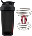 HydraCup Power Shaker w / Weighted Whisk, 28oz - kiire segamine, vähem raputamine nõutav, Clump-Free Protein Shakes, Shaker Cup (polüpropüleen, must)