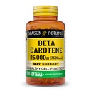 Mason Natural A-vitamiin Beeta-karoteen 25 000 RÜ, toetab nägemist, rakkude funktsiooni ja immuunsüsteemi tervist, 100 softgels, pakend 3