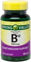 Spring Valley - vitamiin B-12, 1000 mcg, 60 tabletti
