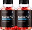 (2 Pack) TruGenix Gummies, TruGenix Gummies for Men, Ametlik TruGenix Gummies Advanced Formula, TruGenix ACV Gummies, TruGenix Support Supplement Gummies, Premium Formula, 120 Gummies 2 kuud