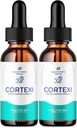 Cortexi Tinnitus Kõrva tilgad - Cortexi 24, Cortexi vedelad tilgad, Cortexi ülevaated, Cortexi tilgad kõrva tõrjeks (2 Pack - 120 ML)