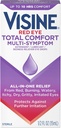 Visine Multi-Symptom silmatilgad - kokkutõmbuv, määrdeaine ja punetuse leevendaja ärritunud, kuivadele, punastele silmadele - 0,5 fl. oz