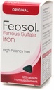 Feosol raudsulfaat Raud, originaal, tabletid 120 ea (pakk 4)
