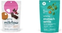 UpSpring Milkflow SoftChews, Breastfeeding Supplement koos lambaläätse ja õnnistatud ohakas + upSpring kõht settida tilgad aeg-ajalt iivelduse leevendamiseks / Upset kõht ingveri, sidrun, Spearmint ja B6.