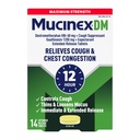 Köha supressant ja ootaja, Mucinex DM Maksimaalne tugevus 12 tunni tabletid, 14ct, 1200 mg Guaifenesiin, leevendab rindkere ummistusi, vaikne märg ja kuiv köha, 1 arst Soovitatav OTC ootaja