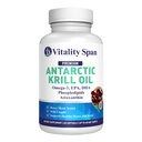 Krill Oil Omega 3 Astaksantiin Koliin DHA EPA, Superior Absorption, Extra Tugevus, No Fish Oil Aftertaste, Heavy Metal Tested, Small Size Softgels, 500mg
