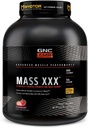 GNC AMP mass XXX, kliiniliselt tõestatud kaalulangetaja valgu pulber, parandab tugevust ja suurust, 780 kalorit, 50 g valku, mikroniseeritud aminohappeid, kreatiini, betaiini, maasikat, 13 serveerimist, 6 naela
