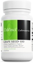 DAVINCI Labs Viinamarjade Seed-100 - toidulisand immuunsüsteemi, veresoonte funktsiooni ja tervisliku naha toetamiseks * - 100 mg viinamarjaseemne ekstraktiga serveerimise kohta - gluteenivaba - 60 taimekapslit
