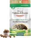 NaturVet Scoopables Täiustatud probiootikumid koertele - näritav koera probiootikumid ja seedeensüümid - toetada lemmiklooma tervislikku soolestikku - Hickory Smoked Bacon Flavor | 11oz Bag