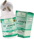 Pure Premium St. Johns Wort kapslid 500mg - meeleolutoetuslisand - taimsed ja looduslikud normaalsed stressilisandid - St John Wort toetavad positiivset meeleolu meestele ja naistele - 3 kuud pakkumine - 100 kapslit