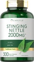 Carlyle Stinging Nettle Leaf Extract 2000mg | 300 kapslit | Non-GMO & Gluteeni tasuta täiendada
