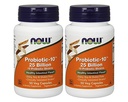 Nüüd toidud Probiootikum-10 25 miljardit 50 Vcaps (2 pudelit)