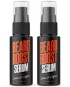 Wild Willies Beard Growth Seerum (2-Pack) - Looduslik habemehooldus koos biotiini ja kofeiiniga tervislikumaks, paksemaks ja täielikuma välimusega mustšiks - igapäevane hooldamine rutiinne toidab ja hüdreerib meeste näo juuksed