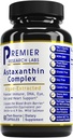 Premier Research Labs Premier Astaxanthin Complex - Astaksanthin Supplements, Astaxanthin 4mg per Capsule, pärineb vetikatest, Antioksüdant Toetus Naistele ja Meestele - 60 Taimekapslit