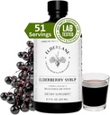 Elderberry Syrup by Elderlane - Elderberry Shots - Immune Support Supplement for Kids & Adults - Immune Boosters - Natural Immunity Booster - Made with Honey & Elderberries - Gluteenivaba - 8,5 Fl Oz