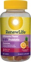 Renew Life Kids Probiootilised kummikud, igapäevane täiendus toetab üldist tervist ja optimaalset seedimist, piima- ja sojavaba, 3 miljardit CFU, 60 krahv
