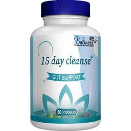 15-päevane puhastus, soolestiku ja Coloni tugi, täiustatud 15-päevane soolestiku puhastamine naistele ja meestele Senna, Cascara Sagrada & Psyllium Husk, Non-GMO, 30 kapslit
