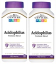 21. sajand Acidophilus Probiootiline segu kapslid, 150-Count (pakk 2)