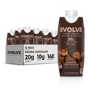 Arenev taimepõhine valgukokteil, topeltšokolaad, 20 g veganproteiini, piimavaba, kunstlikke magusaineid ei ole, GMO-vaba, 10 g kiudainet, 11 Fl Oz (12. pakk) - (Formula May Vary)