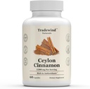 Tseiloni kaneel 1200mg - puhas tseiloni kaneel - vegan - mitte-GMO - südame ja kognitiivse tervise toetamine - antioksüdantide rikas - 60 köögiviljakapslit - valmistatud USA-s