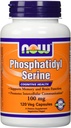 NOW Foods Fosfatidüül Serine 100mg, (2 x 120) 240 Veg kapslid