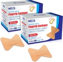 Flex Fabric Adhesive Bandages - sõrmede näpunäited sõrmede hooldamiseks ja haavade kaitsmiseks infektsioonide eest - (200 loend)