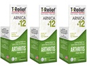 T-Relief Extra Tugevus Artriit Valu Reliiver Arnica +12 Looduslikud ravimid liigesevalu jäikusvalud, kiire lahustamine Valu leevendamine naistele ja meestele - 100 tabletti (3. pakk)