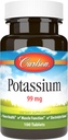 Carlson - Kaalium, 99 mg, edendab närvide tervist ja lihaste funktsiooni, 100 tabletti