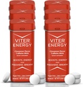 Viter Energy Kofeiin Mints (120 tükki) - 40 mg kofeiini, suhkruvaba, vegan, B-vitamiinide kompleks, energialisa kofeiini pillid (Cinnamon, 6 Pack)