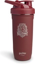 Smartshake Reforce roostevabast terasest Harry Potter Gryffindor Shaker Bottle (900 ML / 30oz) | Kerge kaalu vastupidav spordipurk Soft Lid | Leakproof, BPA Free & DEHP Free