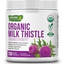 USDA orgaaniline piimaohakas 30: 1 ekstraktkapslid, 280 Vegankapslid, rikas Silymarin Flavonoidid, Maksa puhastamine ja maks Detox Support, Standardiseeritud 30X ekstrakt, valmistatud USAs