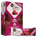 NuGo Slim Dark Chocolate Vaarika Truffle, 17g Valk, 2g Suhkur, 7g Fiber, Madala Neto Carb, Keto Sõbralik, Gluteenivaba, 24 Count