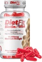 DIETFIT | Biotiin 100 kapslit | kiirgavad juuksed, nahk ja küüned vormel | energiat andev toitainesegu | täiustatud ilutugi | Lihtne igapäevane kasutamine | Fitness Supplements | Fitness Solution