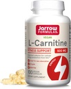 Jarrow valemid L-karnitiin 500 mg - 100 Veggie Licaps - oluline kofaktor energia tootmiseks (ATP) rasvadest - vegan - kuni 100 serveerimist