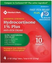 Liikme Mark Hydrocortisone Cream 1%, Net Wt. 4x2 oz. = 8 oz.