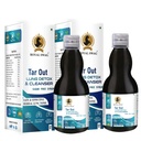 ROYAL SWAG Ayurveda Tar Out Syrup Lungs Detox Sugar Free (200 ML) Eemaldab tõrva kopsudest suitsu ja õhusaaste tõttu Taimne Syrub eemaldada toksiinid Lung ja lima Eemaldaja