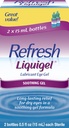Värskenda Liquigel määrdeaine silmageel, 2 pudelit 0,5 Fl Oz (15 ml) Iga steriilse (30 ml)